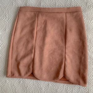 BNWOT! Charlotte Russe micro suede tulip skirt!